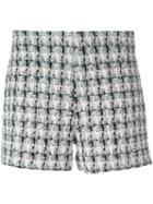Giamba Bouclé Shorts, Women's, Size: 42, Grey, Cotton/acrylic/polyamide/virgin Wool