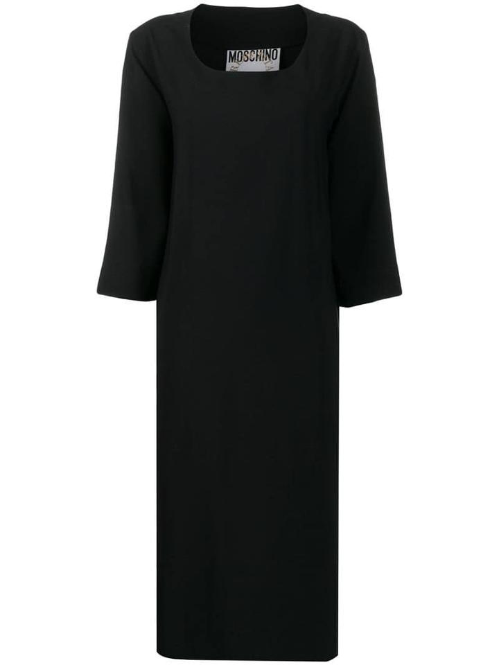Moschino Pre-owned 1990's Shift Dress - Black
