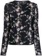 Giambattista Valli Floral Embroidered Sweater - Black