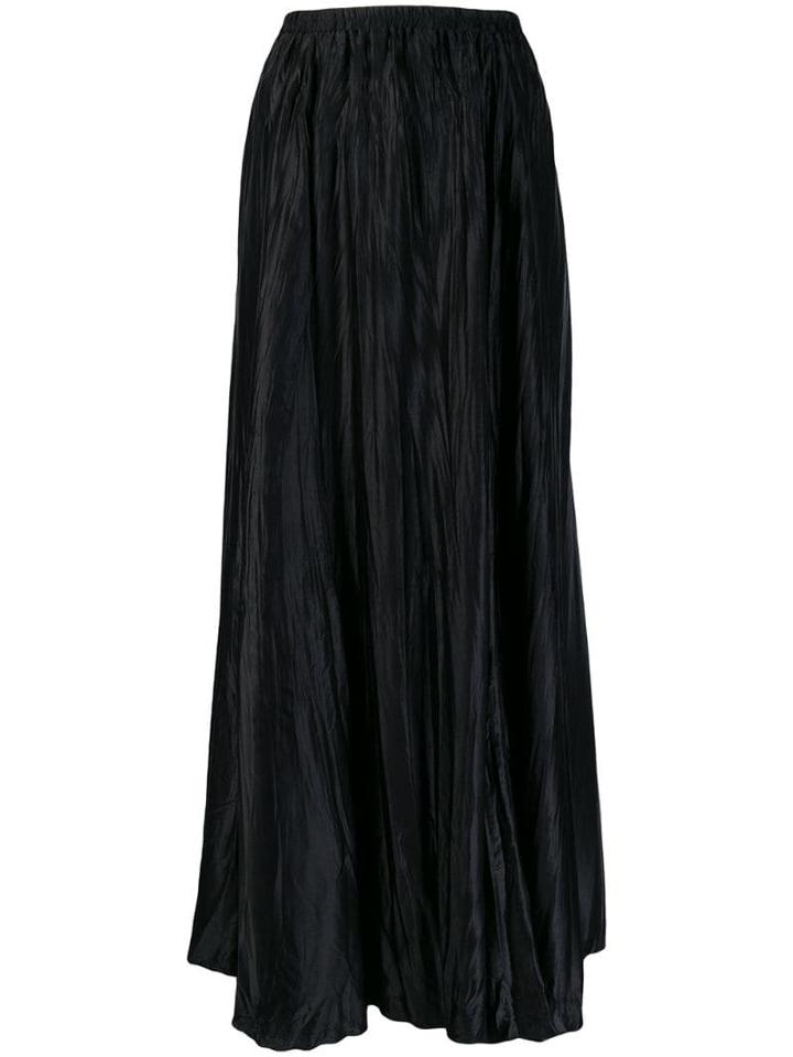 Forte Forte Plissé Maxi Skirt - Black