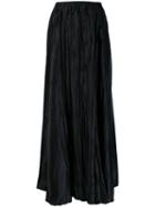 Forte Forte Plissé Maxi Skirt - Black