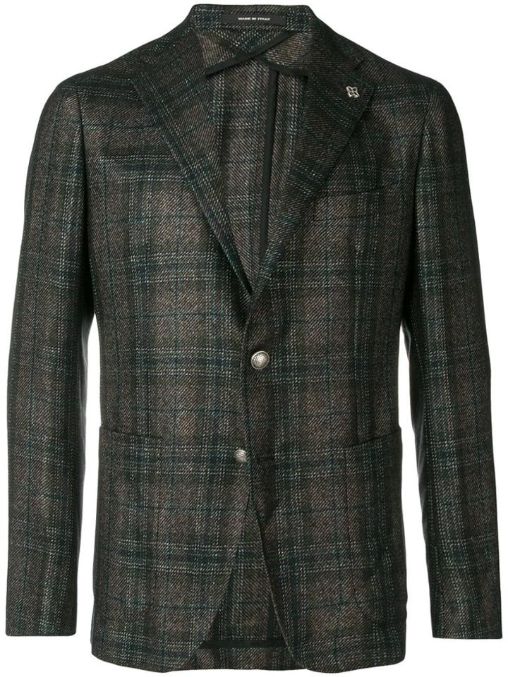 Tagliatore Montecarlo Checked Blazer - Multicolour