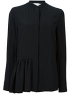 Stella Mccartney Skirted Detail Shirt, Women's, Size: 44, Black, Silk