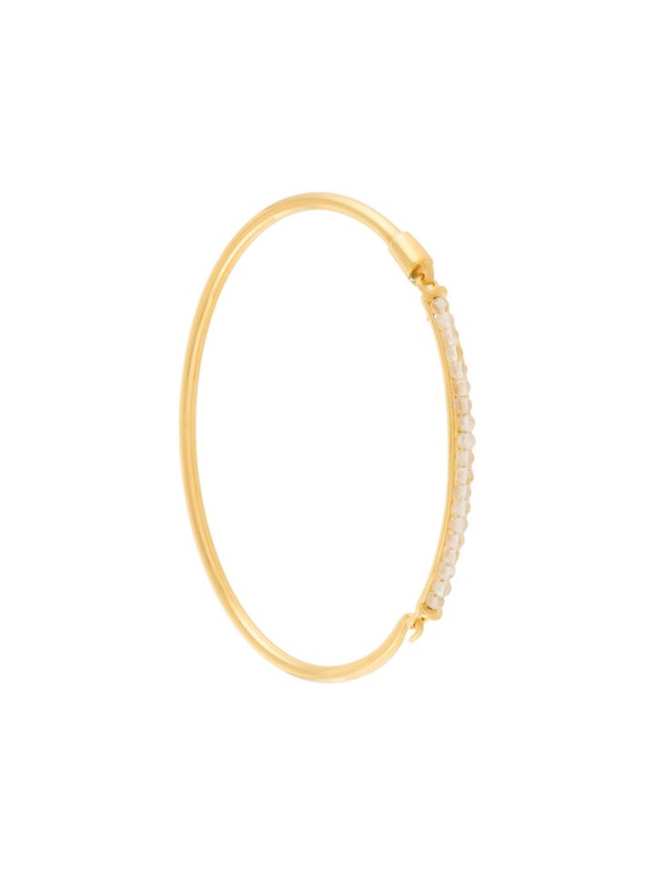 Astley Clarke Rainbow Moonstone Biography Bangle - Yellow & Orange