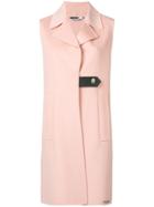 Sport Max Code Opale Sleeveless Coat - Pink & Purple