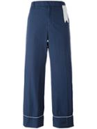 The Gigi Teresa Trousers, Women's, Size: 40, Blue, Cotton