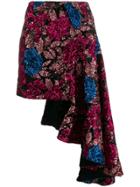 Giuseppe Di Morabito Asymmetric Sequined Skirt - Black