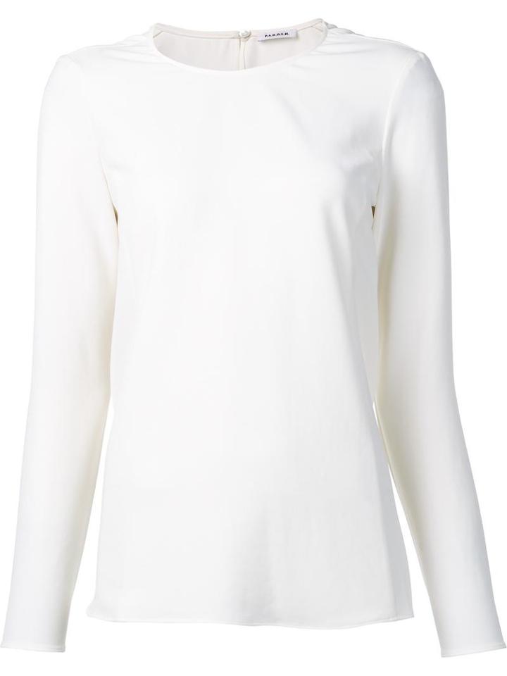 P.a.r.o.s.h. 'pirata' Top, Women's, Size: 40, White, Polyester/spandex/elastane
