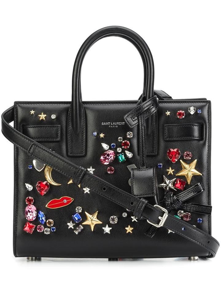 Saint Laurent Nano 'sac De Jour' Tote, Women's, Black, Leather