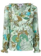 Moschino Vintage 2000's Printed Top - Green