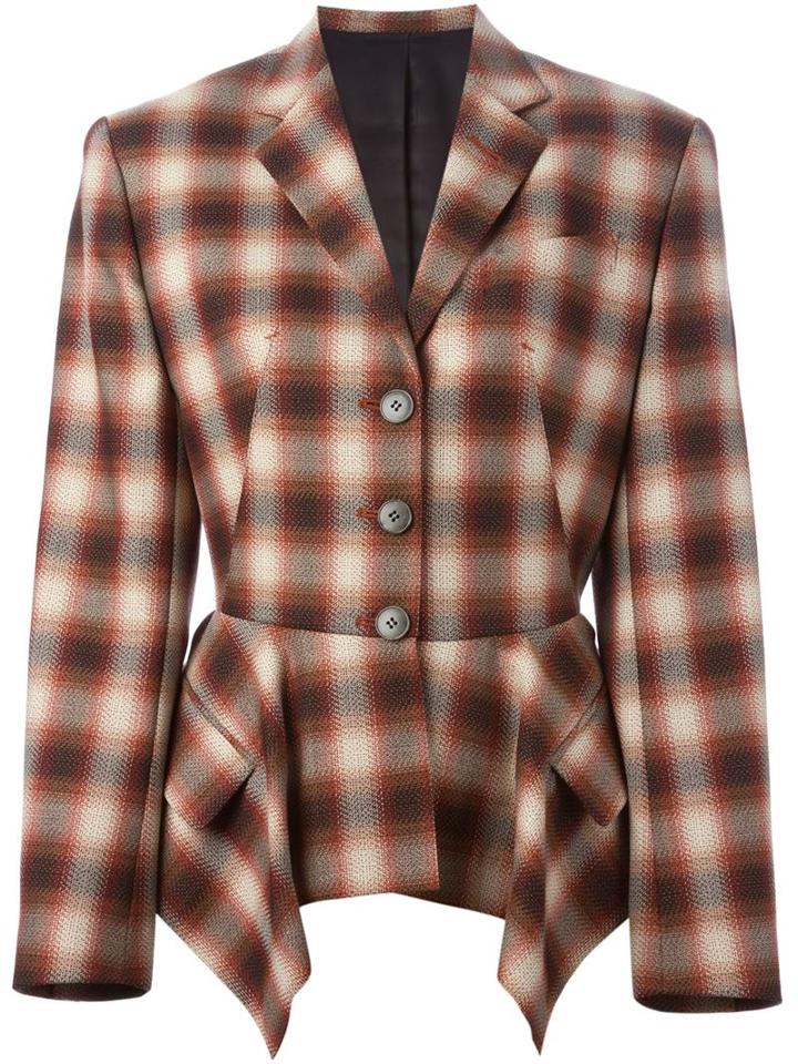 Jean Paul Gaultier Vintage Plaid Blazer