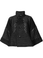 Issey Miyake 'cosmic' Jacket, Women's, Size: 2, Black, Cotton/polyester
