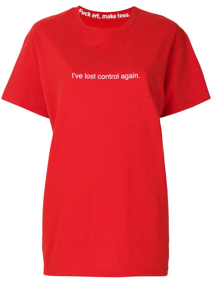 F.a.m.t. I've Lost Control Again T-shirt - Red