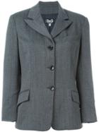 Dolce & Gabbana Vintage Fitted Jacket, Women's, Size: 44, Grey