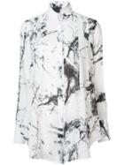 Forme D'expression - Empire Long Blouse - Women - Cotton/linen/flax - 40, White, Cotton/linen/flax