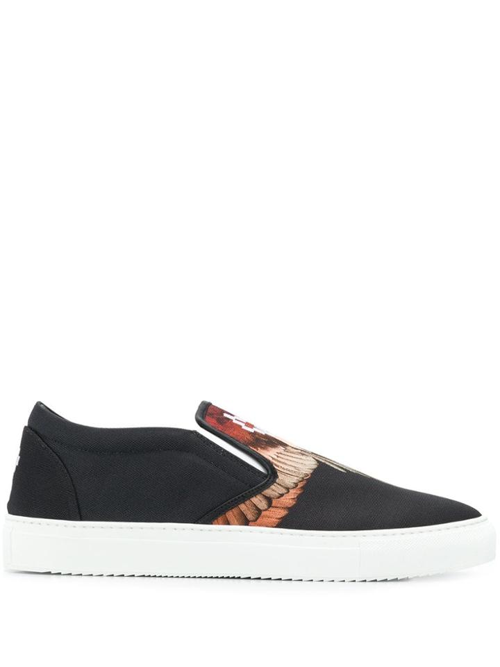 Marcelo Burlon County Of Milan Slip On Sneakers - Black