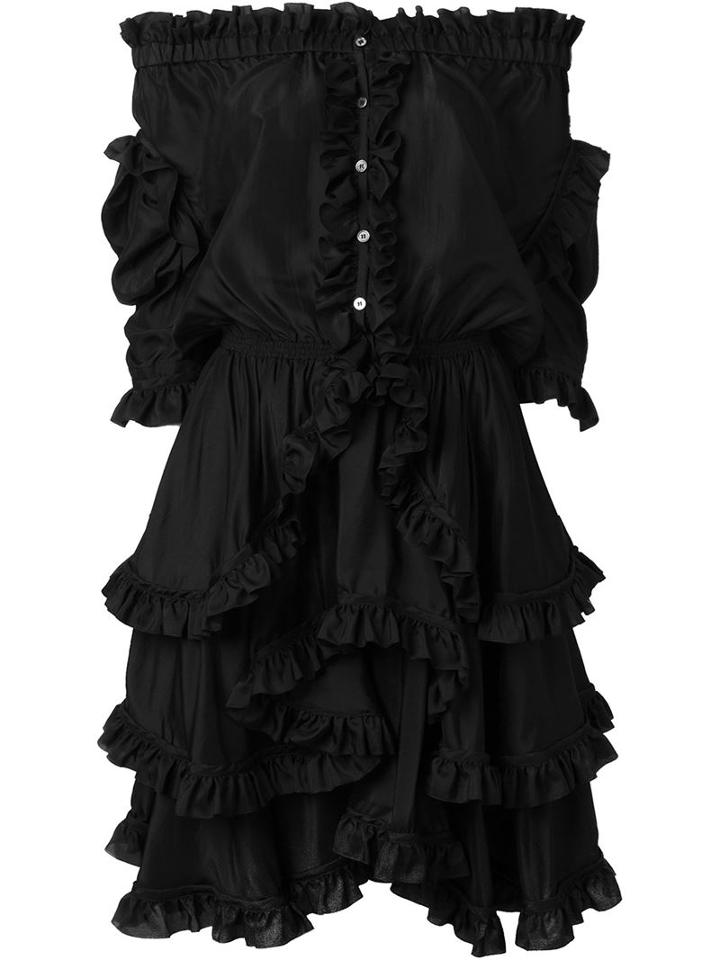 Faith Connexion Off-shoulder Ruffled Dress