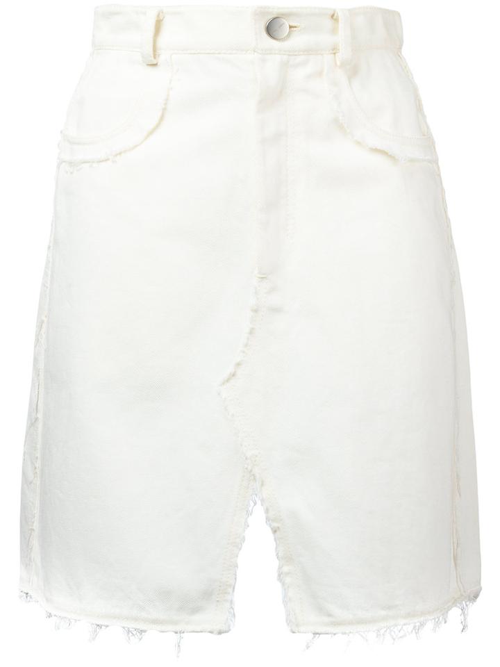 Damir Doma Ryhs Skirt, Women's, Size: Xs, White, Cotton