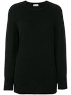 Lanvin - Knitted Sweater - Women - Camel Leather - L, Black, Camel Leather