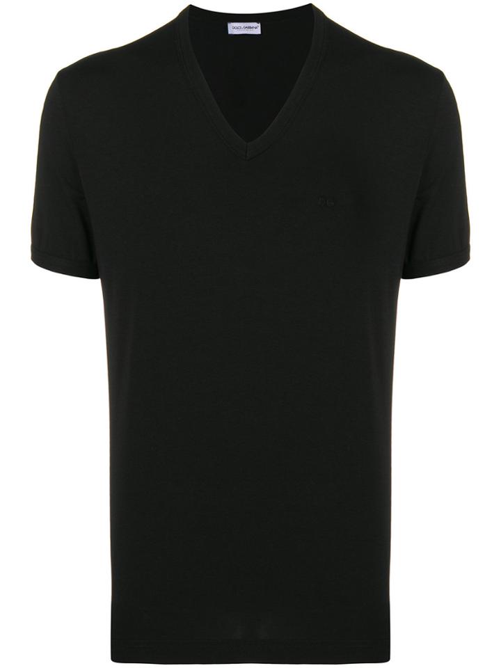 Dolce & Gabbana Underwear Short-sleeve Fitted T-shirt - Black