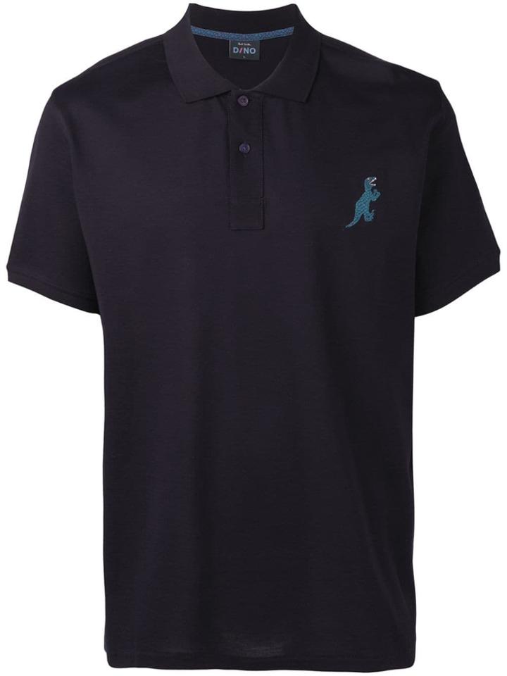 Ps Paul Smith 'dino' Polo Shirt - Blue
