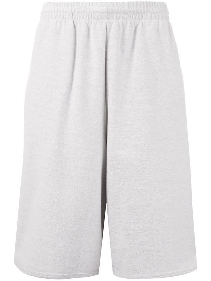 Kappa - Loose Bermuda Shorts - Men - Cotton/polyester - S, Grey, Cotton/polyester