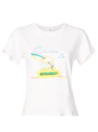 Re/done Let Sunshine Printed T-shirt - White