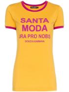Dolce & Gabbana Dolce Tshrt Top Santa Moda - Yellow & Orange