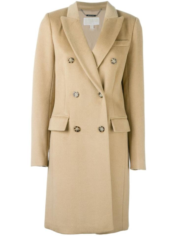 Michael Michael Kors Double Breasted Midi Coat