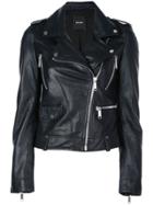 Lth Jkt Dre Biker Jacket - Blue