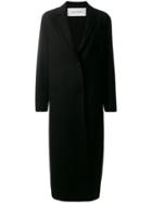 Valentino Long Single-breasted Coat - Black