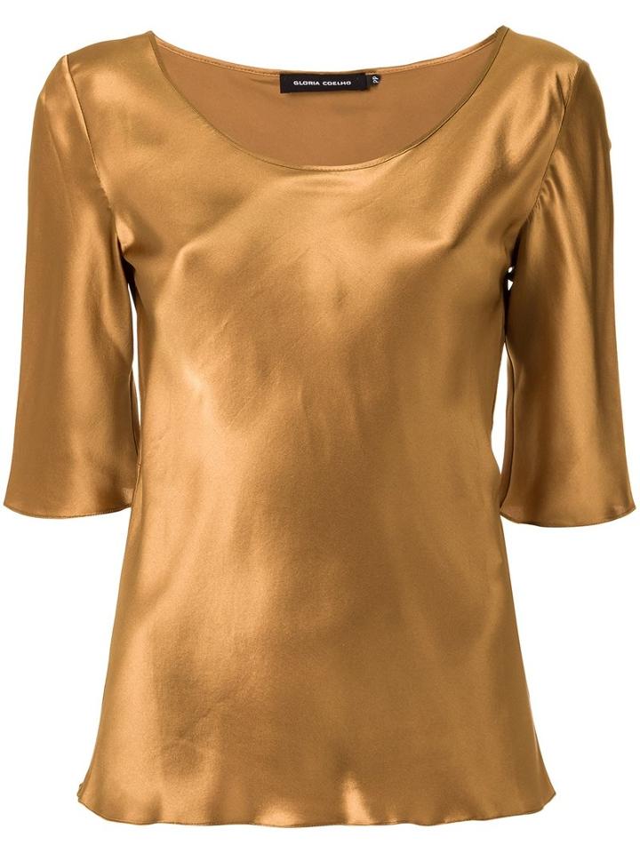 Gloria Coelho - Gloria Coelho 17vgi763 2526 Natural (other)->silk - Women - Silk - Pp, Nude/neutrals, Silk