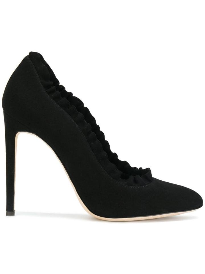 Giuseppe Zanotti Marjorie Ruffled Pumps - Black