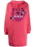 Kenzo Tiger Hoodie Dress - Pink