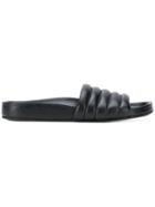 Isabel Marant Shellea Quilted Slides - Black