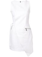 Thomas Wylde Stem Asymmetric Wrap Dress - White