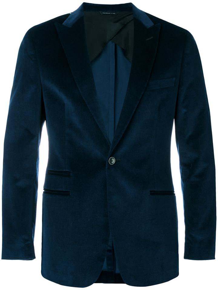 Tonello Velvet Blazer - Blue