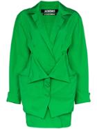 Jacquemus La Robe Murano Shirt Dress - Green