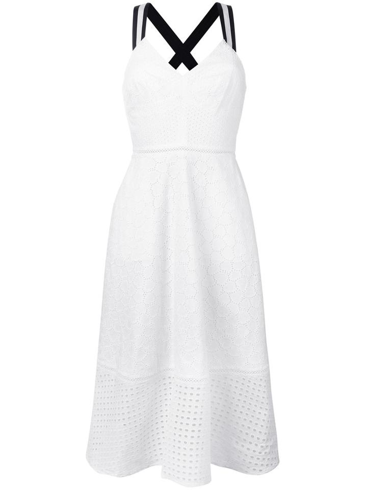 Markus Lupfer - Patchwork Embroidery Dress - Women - Cotton/polyester - M, White, Cotton/polyester