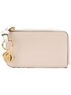 Chloé C Pendant Card Holder - Nude & Neutrals