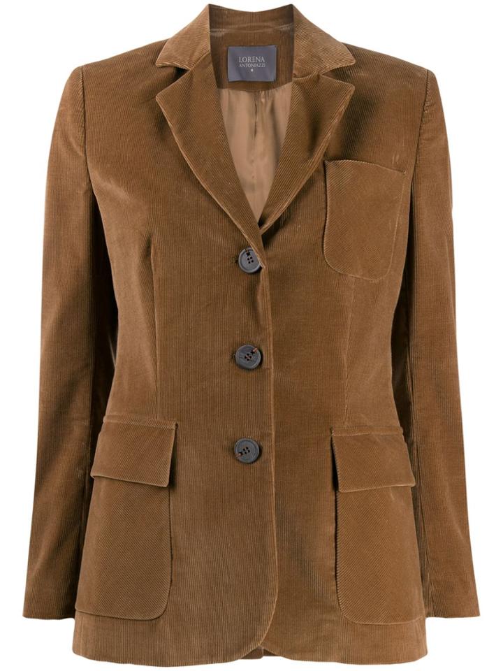 Lorena Antoniazzi Single Breasted Jacket - Brown