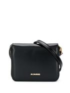 Jil Sander Mini Crossbody Bag With Hoop Detail - Black