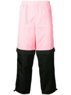 Upww Cargo Trousers With Detachable Layer - Pink