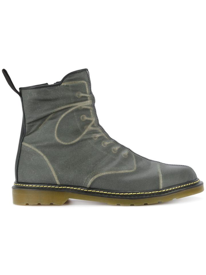 Maison Mihara Yasuhiro Lace-up Boots - Black