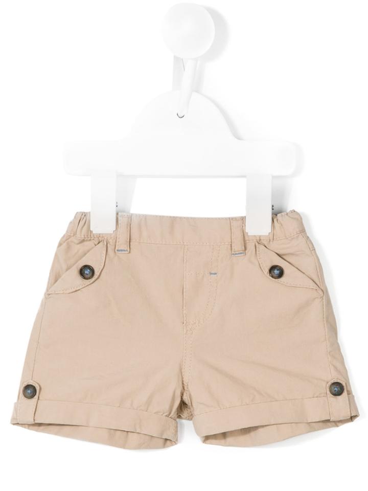 Tartine Et Chocolat - Cargo Button Shorts - Kids - Cotton - 24 Mth, Brown