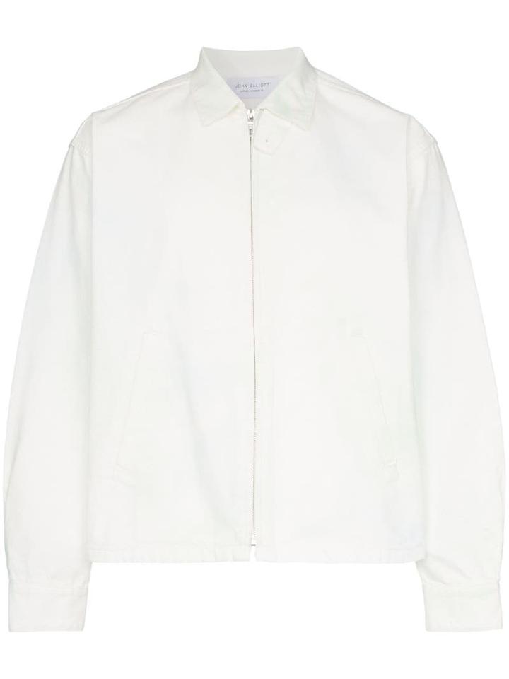 John Elliott Mechanic Sour Skittles Print Cotton Jacket
