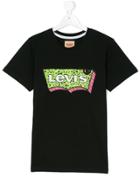 Levi's Kids Logo Print T-shirt - Black