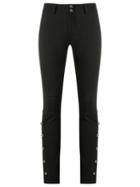 Lilly Sarti Skinny Trousers, Women's, Size: 36, Black, Elastodiene/polyester