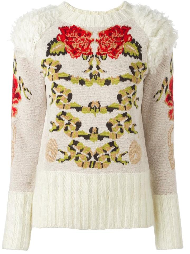 Temperley London 'wander' Jumper, Women's, Size: Medium, Nude/neutrals, Nylon/rayon/mohair/wool