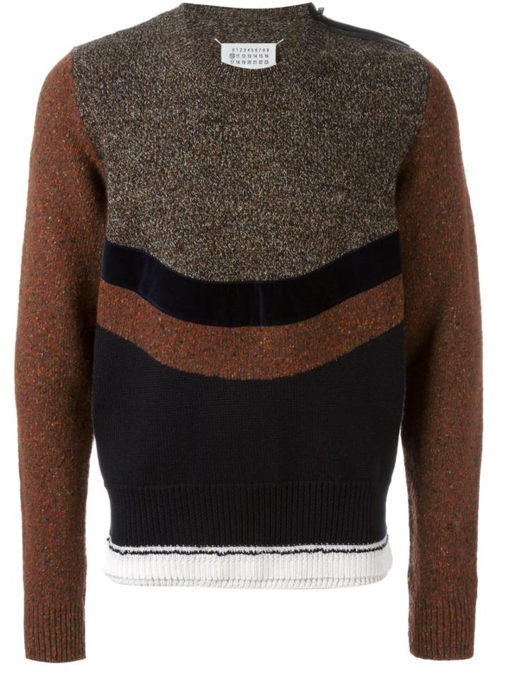 Maison Margiela Contrast Panel Jumper